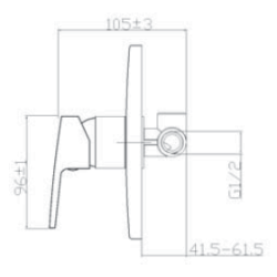 Elegancka Bateria Podtynkowa Rotonda BP-73-001 - Styl i Funkcjonalność w Twojej Łazience