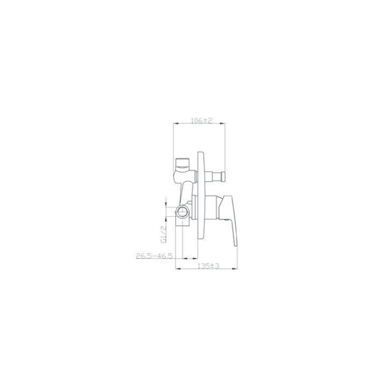Elegancka Bateria Podtynkowa Rotonda - Nowoczesność i Wydajność w Jednym