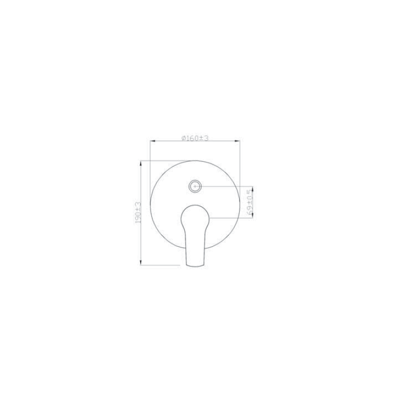 Stylowa bateria podtynkowa Verso BP-82-P01 - Nowoczesność w Twojej Łazience!