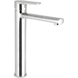 Elegancka wysoka bateria umywalkowa chromowana - perfekcja w formie i funkcji