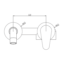 Elegancka Bateria Podtynkowa Rotonda BP-73-U01 – Luksus i Styl w Twojej Łazience!