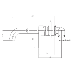Odkryj Elegancję: Designerska Bateria Podtynkowa Verso dla Twojej Umywalki