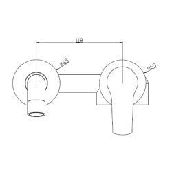 Odkryj Elegancję: Designerska Bateria Podtynkowa Verso dla Twojej Umywalki