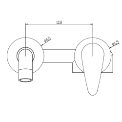 Elegancka Bateria Umywalkowa Podtynkowa Simi BP-17-U01 - Nowoczesny Design dla Twojej Łazienki
