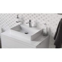 Krotos bateria umywalkowa stojąca, chrom