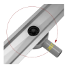 Elegancki Odpływ Liniowy NEO & PURE N PRO 1000mm Szczotkowany Stal Klasy Premium