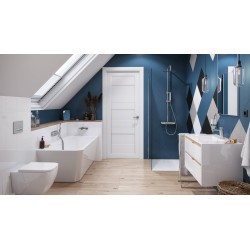 Krotos zestaw prysznicowo-wannowy podtynkowy 2 funkcyjny, chrom