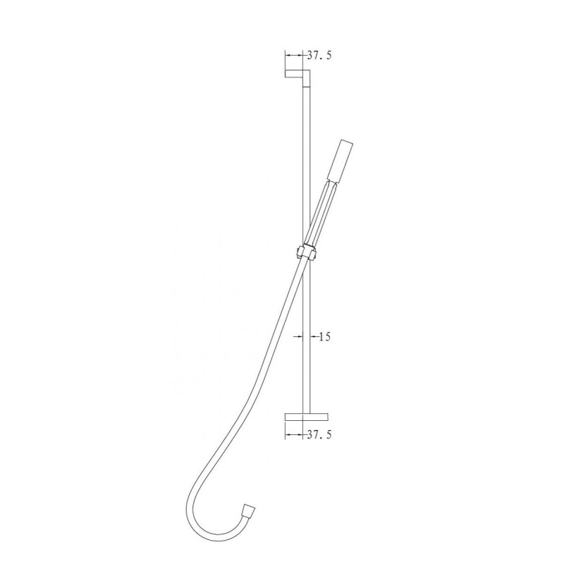 Kompletny zestaw prysznicowy Purga NLP_01A1 – Elegancja i Funkcjonalność