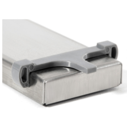 Elegancki Odpływ Liniowy NEO & PURE N PRO 1000mm Szczotkowany Stal Klasy Premium