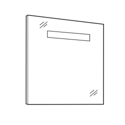 Stylowe Lustro EMU L80 - Nowoczesny Akcent dla Twojego Wnętrza!