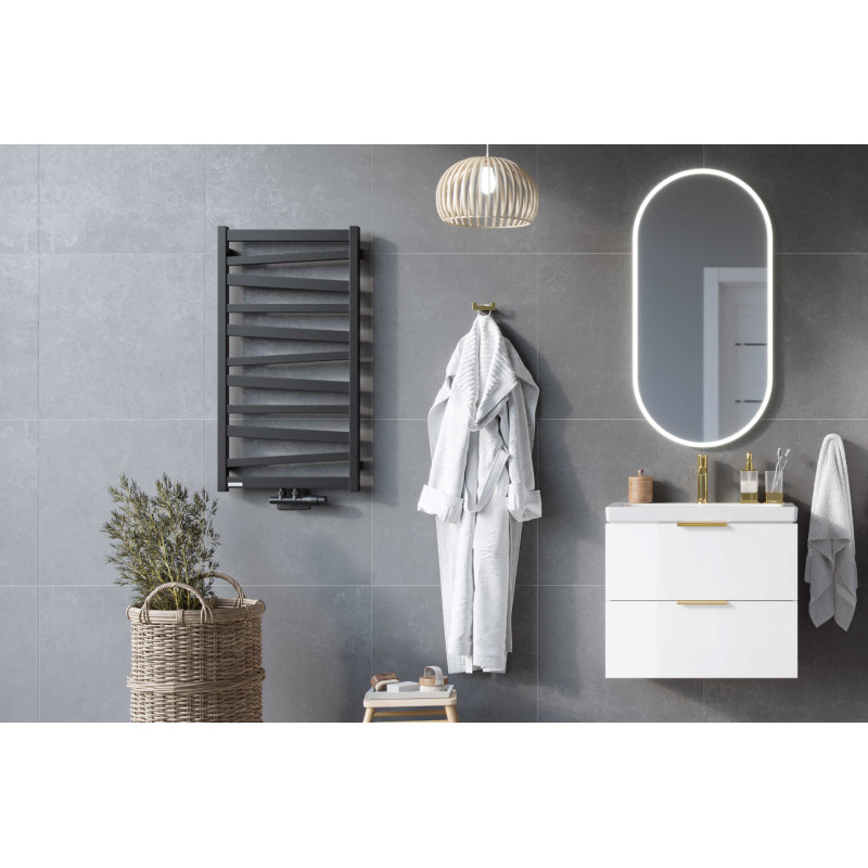 Excellent Italic grzejnik łazienkowy 95x50 cm  czarny soft