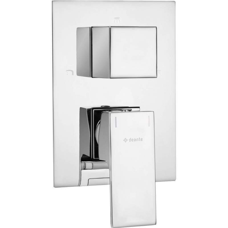 Chromowana Bateria Podtynkowa BOX - Elegancja i Funkcjonalność w Jednym!