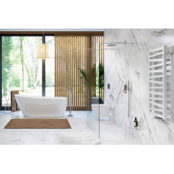 Italic grzejnik łazienkowy 113x50 cm, biały soft