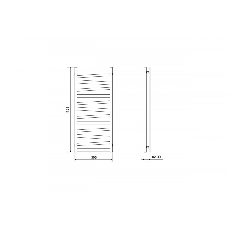 Excellent Italic grzejnik łazienkowy 113x50 cm  biały soft