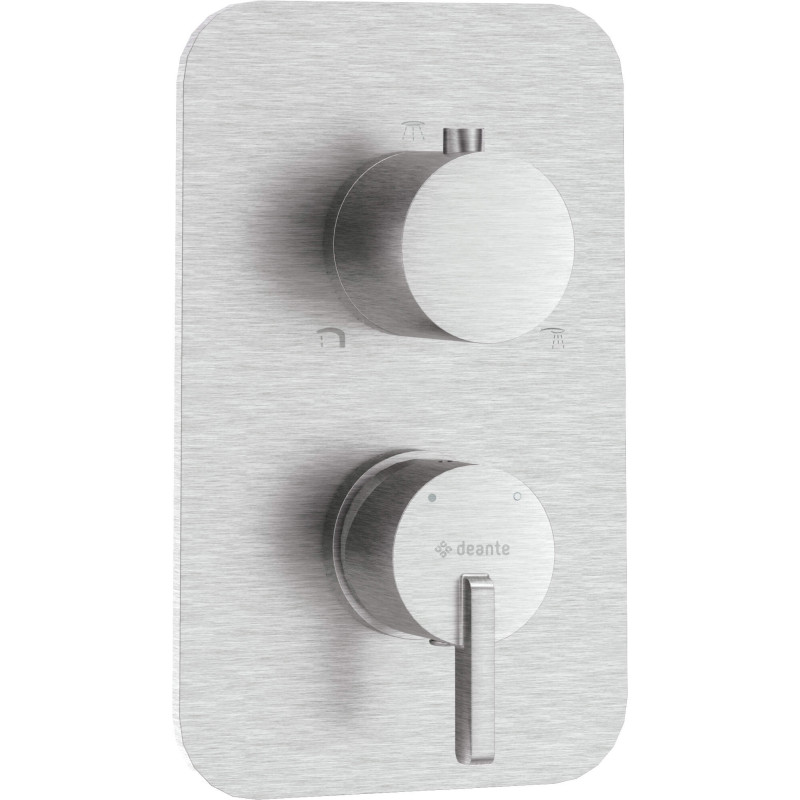 Elegancki Element Podtynkowy BOX - Stalowy Wodotrysk do Twojej Łazienki