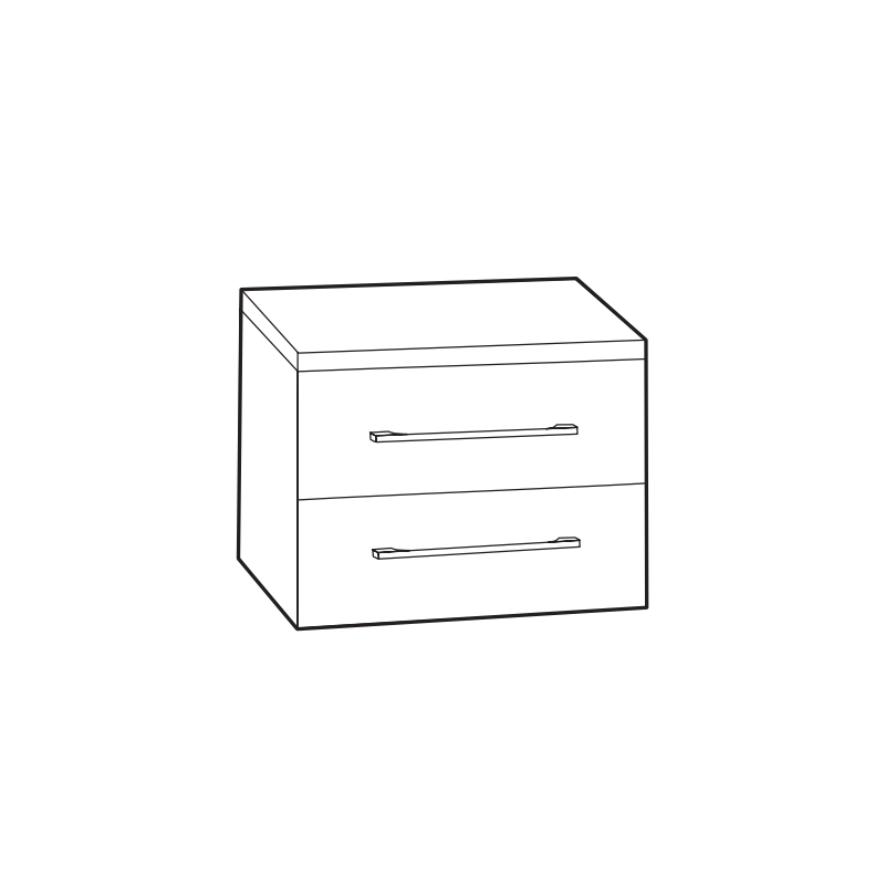 Elegancka Szafka Wisząca ALTA B60 - Styl i Funkcjonalność w Twoim Domu