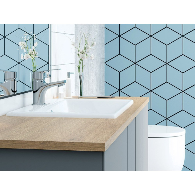 Ekskluzywny Zestaw Prysznicowy BORGO z Jednouchwytowym Mieszaczem i Chromowanym Wykończeniem