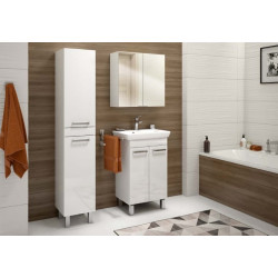 Łazienkowa Elegancja CAPRI D55 z Umywalką – Twoja Osobista Oaza Komfortu