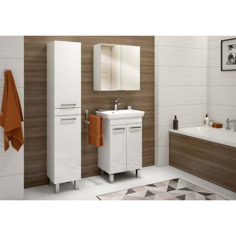 Łazienkowa Elegancja CAPRI D55 z Umywalką – Twoja Osobista Oaza Komfortu