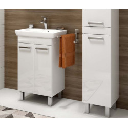 Stylowa Szafka Łazienkowa CAPRI z Umywalką D65 - Elegancja i Funkcjonalność w Twoim Domu