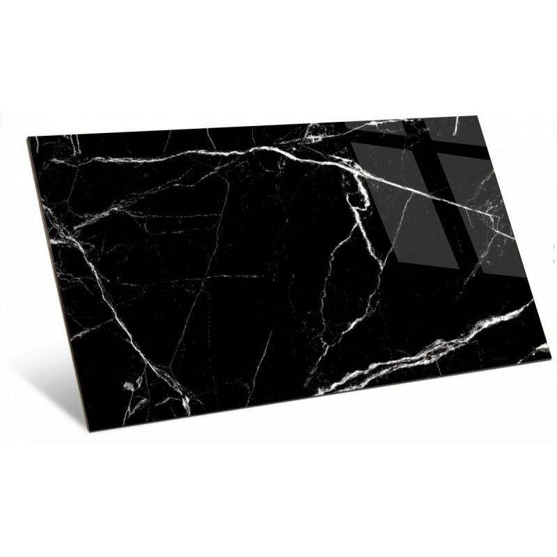 Elegancka Płytka Gresowa 60x120 cm Srebrna Połysk Ekskluzywne Wzornictwo