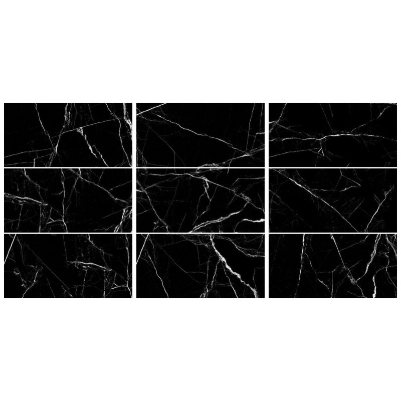 Elegancka Płytka Gresowa 60x120 cm Srebrna Połysk Ekskluzywne Wzornictwo