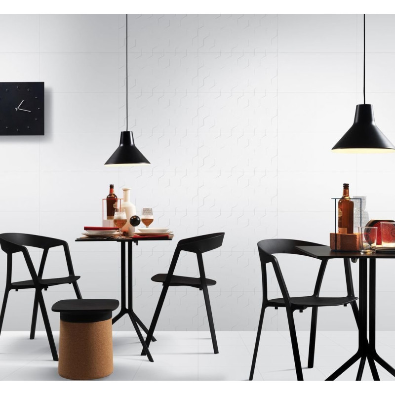 Biała Płytka Ścienna Hexagon 30x60 - Połyskowy Hit Designu!