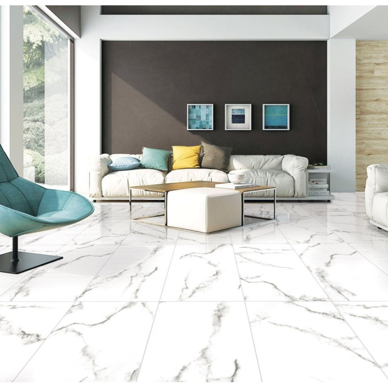 Ekskluzywna Płytka CARRARA 30x60 cm – 8 szt., 1.44m² w opak.