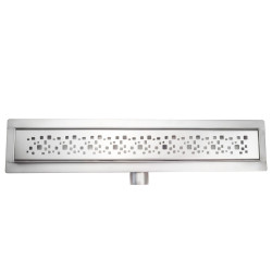 Elegancki Odpływ Liniowy Deco-Kwadrat 60 cm - Styl i Funkcjonalność dla Każdego Wnętrza