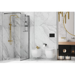 Sedesowy Komfort Plus - Biały, Antybakteryjny, Wolnoopadający z Chromowanymi Zawiasami