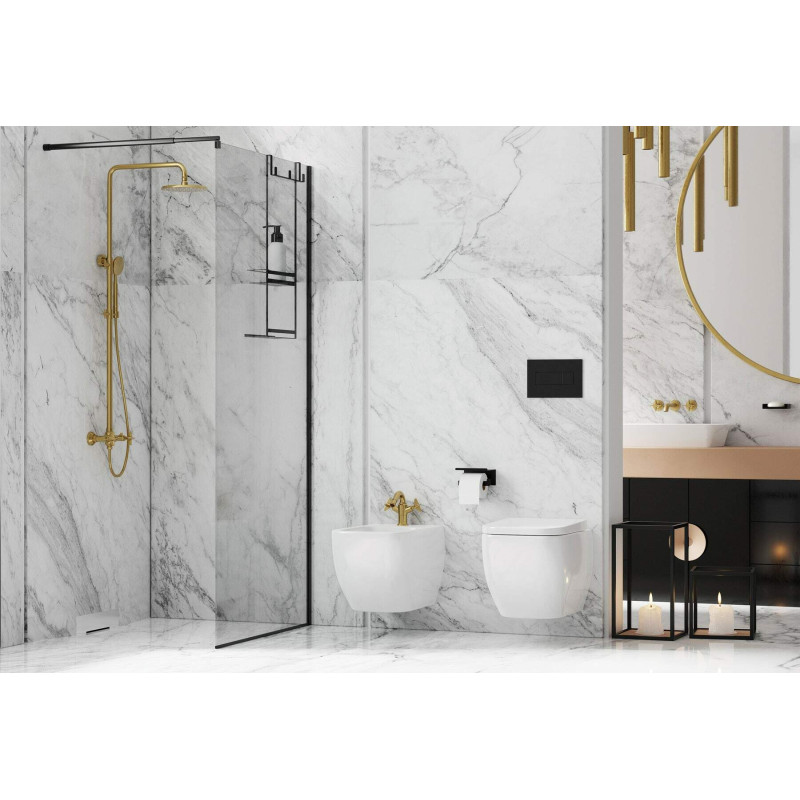 Sedesowy Komfort Plus - Biały, Antybakteryjny, Wolnoopadający z Chromowanymi Zawiasami