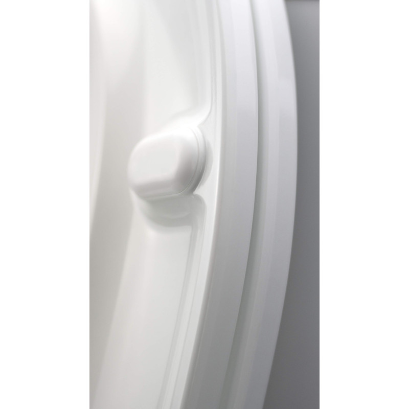 Kompaktowa Miska WC Bezkołnierzowa z Deską i Montażem - Biała Ceramika, Solidna Konstrukcja