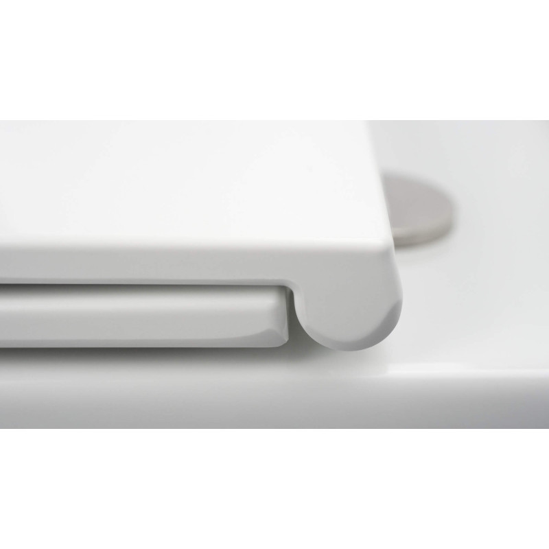 Kompaktowa Miska WC Bezkołnierzowa z Deską i Montażem - Biała Ceramika, Solidna Konstrukcja