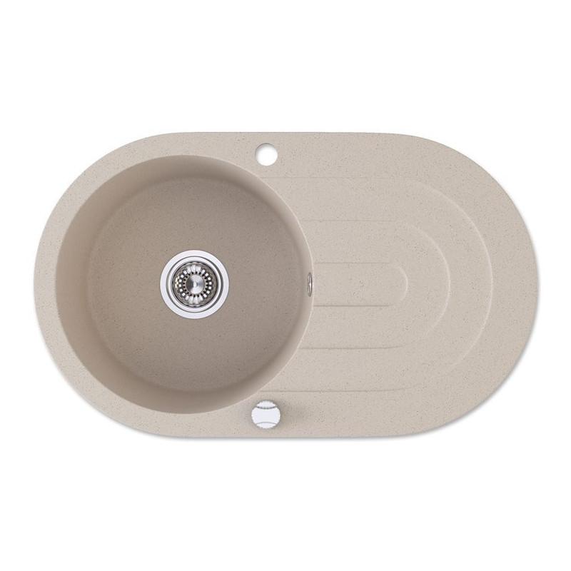 Dafne 2-Komorowy Zlewozmywak Granitowy Szary - Elegancja i Niezawodność w Twojej Kuchni