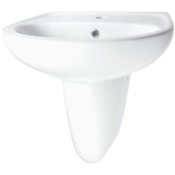 Elegancki Półpostument Jasmin - Biała Ceramika, Nowoczesny Styl, 10 Lat Gwarancji