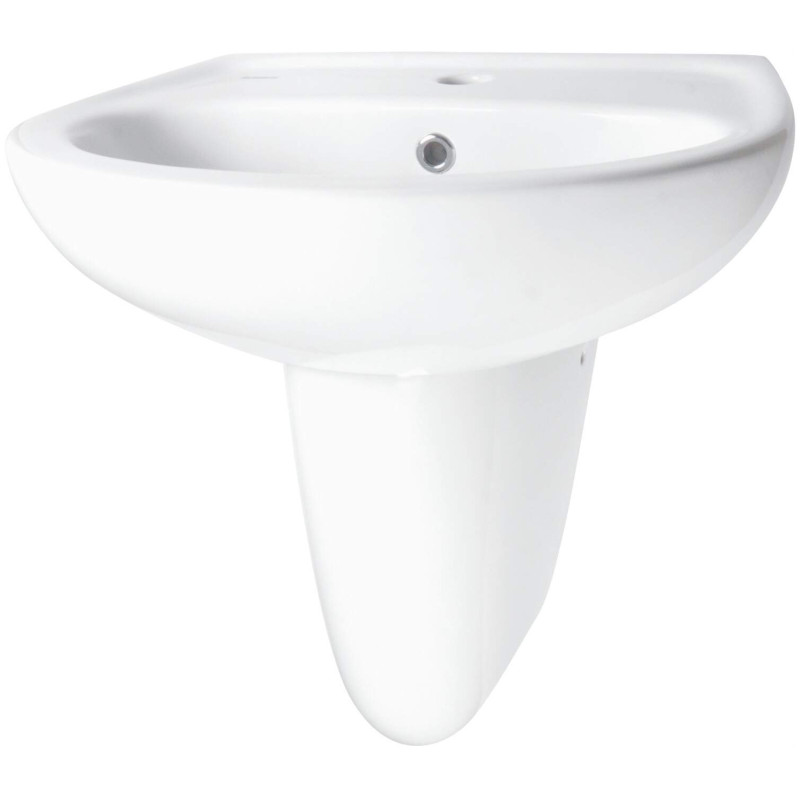 Elegancki Półpostument Jasmin - Biała Ceramika, Nowoczesny Styl, 10 Lat Gwarancji