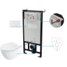 Perfekcyjny Zestaw WC 6 w 1 - Ciche Podtynkowe Rozwiązanie dla Twojej Łazienki!
