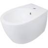 Elegancki Bidet Wiszący z Ukrytymi Mocowaniami - Biała Ceramika 36x51cm