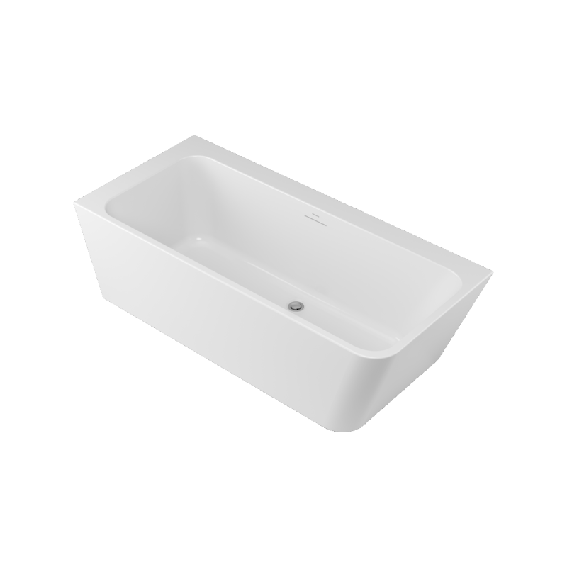 Lila 2.0 wanna prostokątna 160x73 cm narożna lewa, biały połysk