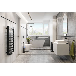 Lila 2.0 wanna prostokątna 160x73 cm narożna lewa, biały połysk