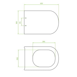 Nowoczesny zestaw łazienkowy: Stelaż, Deska WC Rimless i Designerska Czarna Miska Desna!