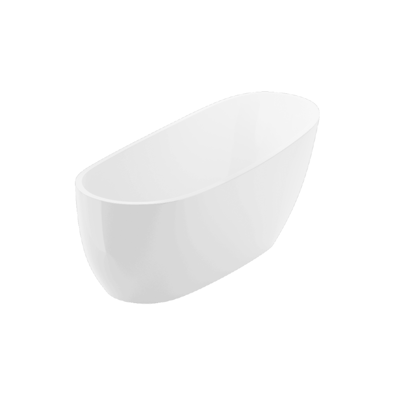 Comfort wanna owalna 175x75 cm wolnostojąca, biały połysk