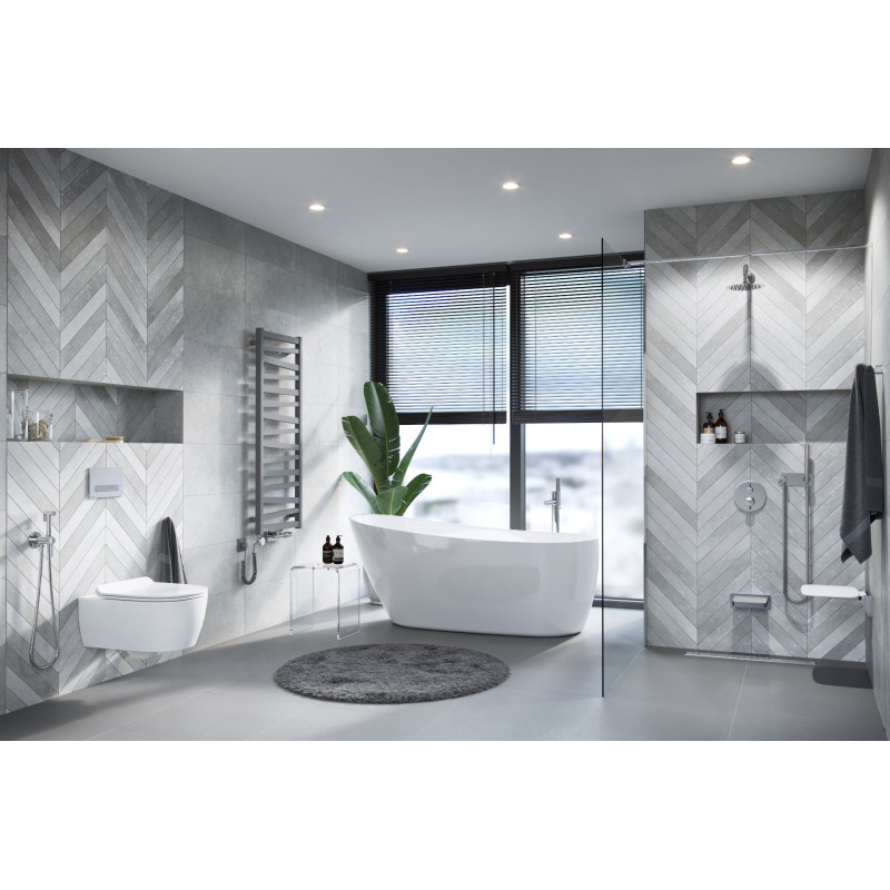 Comfort wanna owalna 175x75 cm wolnostojąca, biały połysk