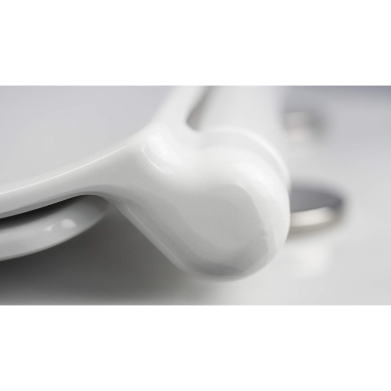 Elegancka Deska WC Slim Biała z Wolnym Opadem - Duroplast, Szybkie Wypinanie, 2 lata gwarancji