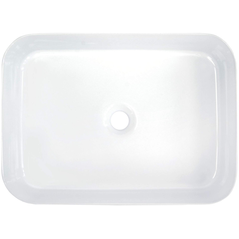 Elegancka umywalka ceramiczna nablatowa - Biała perfekcja w każdej łazience!