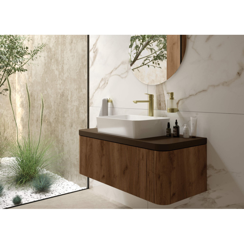 Elegancka umywalka ceramiczna nablatowa - Biała perfekcja w każdej łazience!