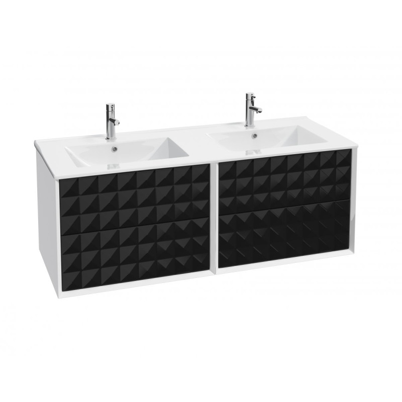 Stylowa Szafka Wisząca ZIRCO D120 - Podwójne Przechowywanie dla Twojego Wnętrza