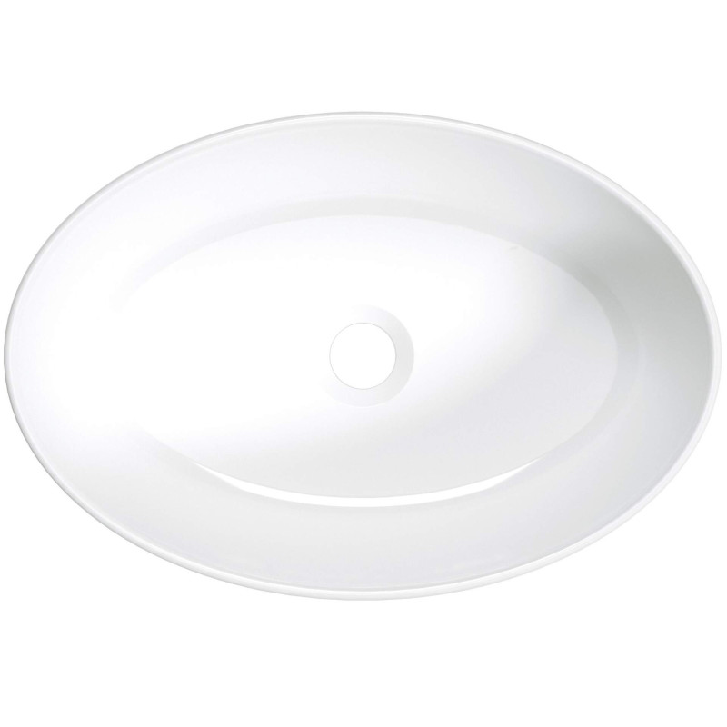 Stylowa Umywalka Ceramiczna Nablatowa - Elegancja w Bieli, 10 Lat Gwarancji