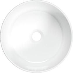 Stylowa Umywalka Ceramiczna Nablatowa 40cm Biała - Elegancja i Funkcjonalność w Twojej Łazience