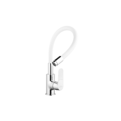 Nowoczesny Zlewozmywak Farmerski Komodo 63x49 cm Biały z Baterią Joga - Idealny do Twojej Kuchni!